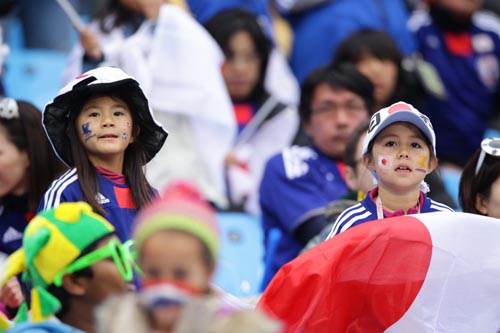 子どもたちも日本代表を応援